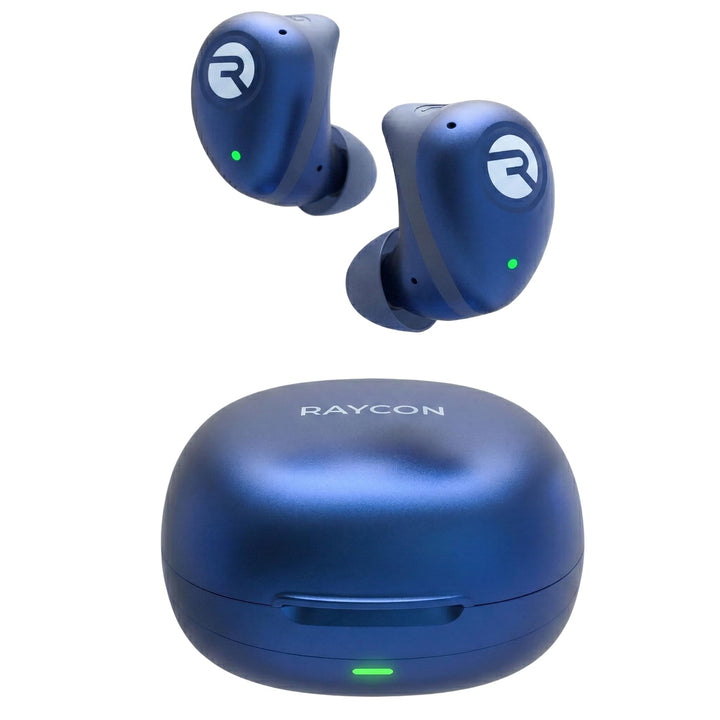 Raycon Fitness True Wireless Bluetooth-Ohrhörer mit eingebautem Mikrofon 54 Stunden Akku IPX 7 wasse