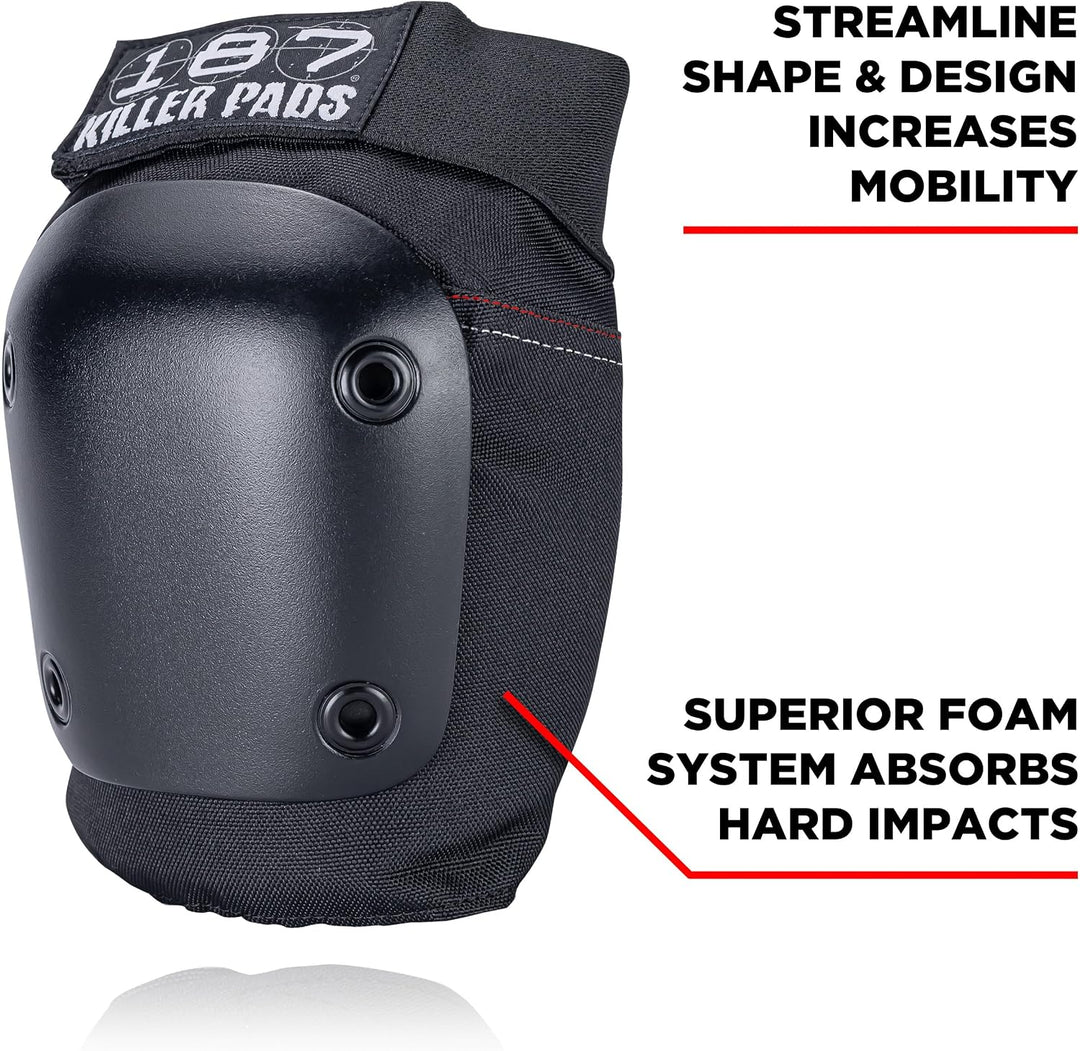 Killer Pads Schutzausrüstung Kneepads Fly, Schwarz, L, 11.11.FLK.03-04