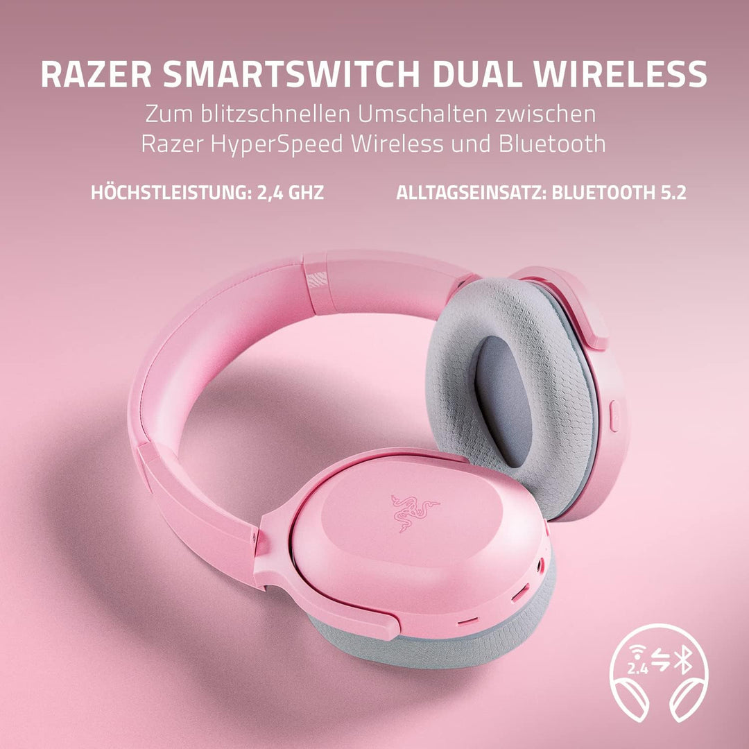 Razer Barracuda - Kabelloses Multiplattform-Headset für Gaming und Mobile Geräte (SmartSwitch Dual W