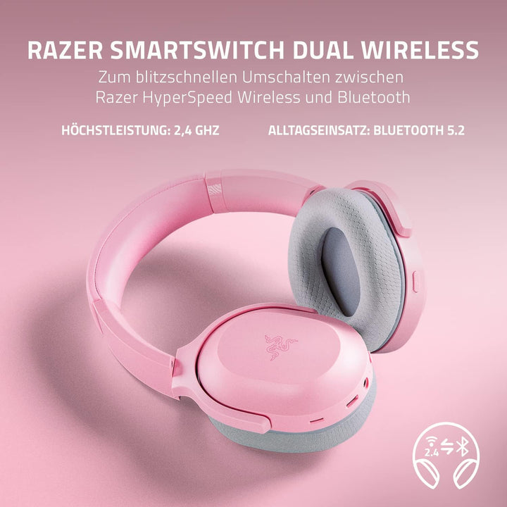 Razer Barracuda - Kabelloses Multiplattform-Headset für Gaming und Mobile Geräte (SmartSwitch Dual W