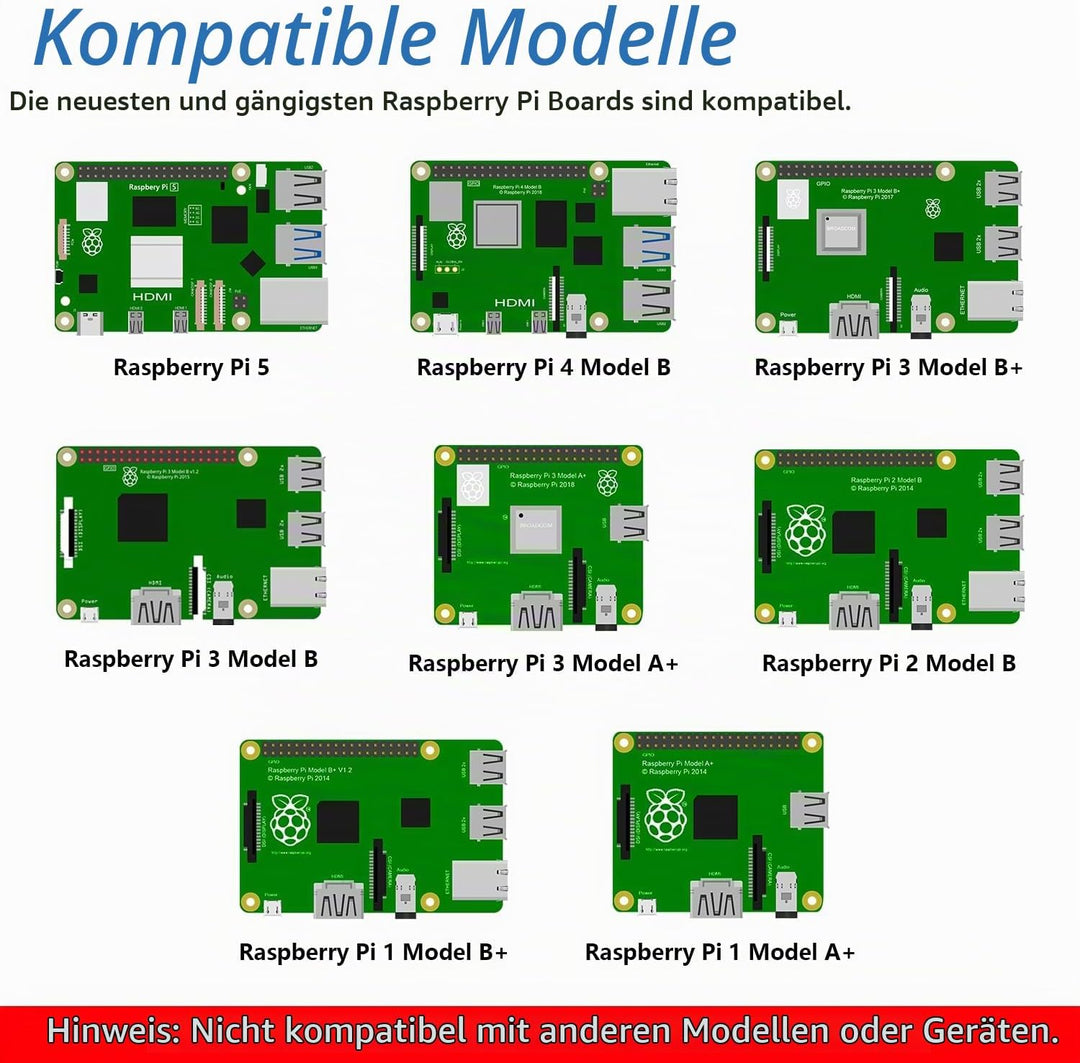 Freenove 7 Inch Touchscreen Monitor for Raspberry Pi, 800x480 Pixel TN Display, 5-Point Touch Capaci