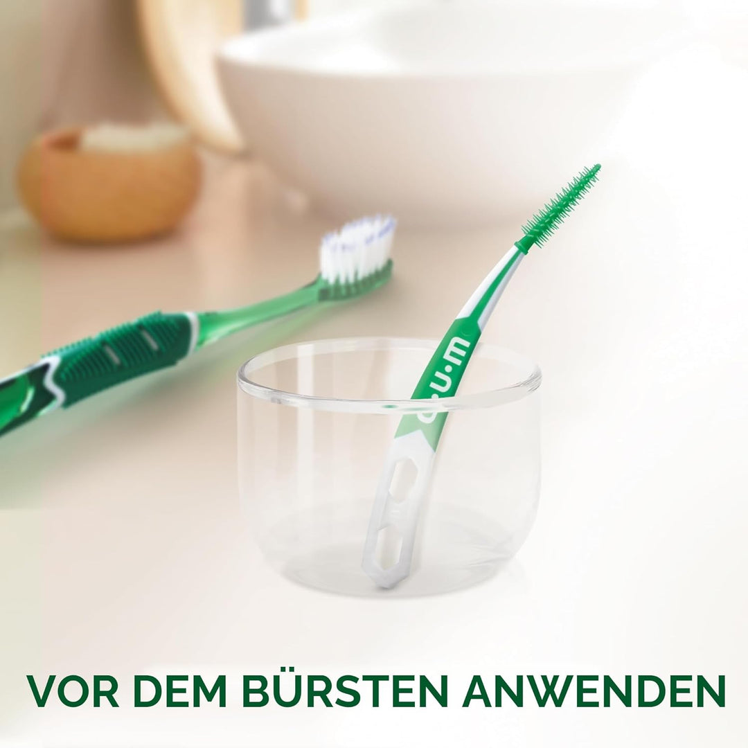 GUM SOFT-PICKS PRO Interdentalreiniger | gebogene Form für leichten Zugang zu schwer zugänglichen St