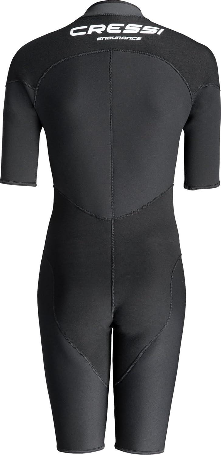 Cressi Endurance Man Shorty Wetsuit 3mm - Neopren Shorty 3mm Für Männer Taucher Und Schnorchler, Sch