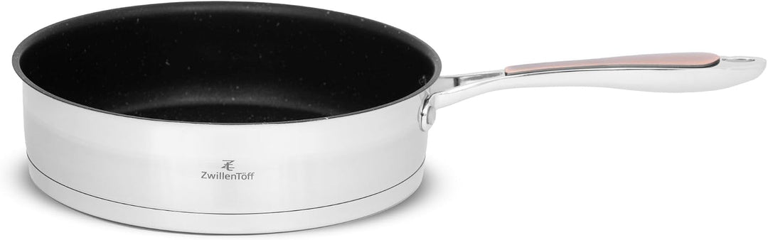 Topfset 16-teilig, Edelstahl, Glasdeckel, alle Herdarten Silber
