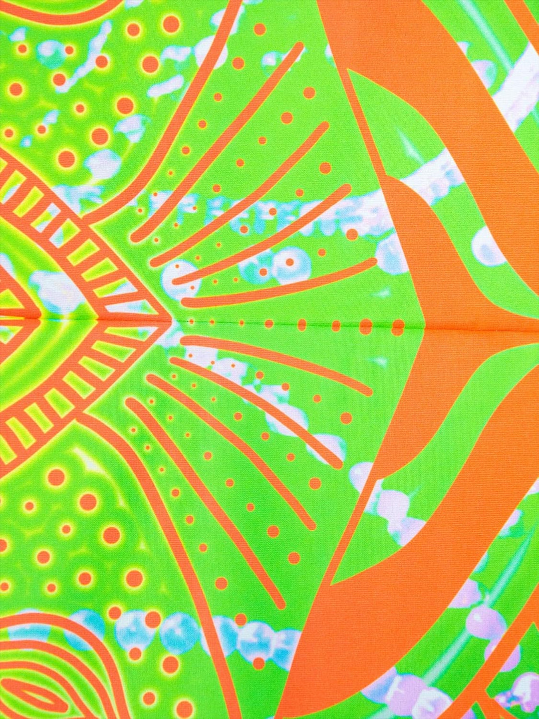 PSYWORK Schwarzlicht Stoffposter Neon | Zodiac Signs Green | 3 x 3m | UV-aktiv | fluoreszierend | Wa