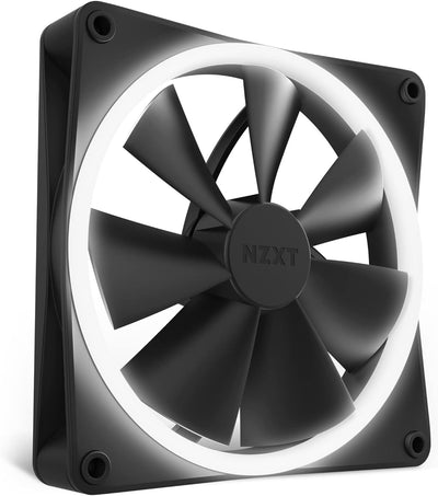 Nzxt F140 RGB Fans - RF-R14SF-B1 - Erweiterte Anpassung der RGB-Beleuchtung – Flüsterleise Kühlung –