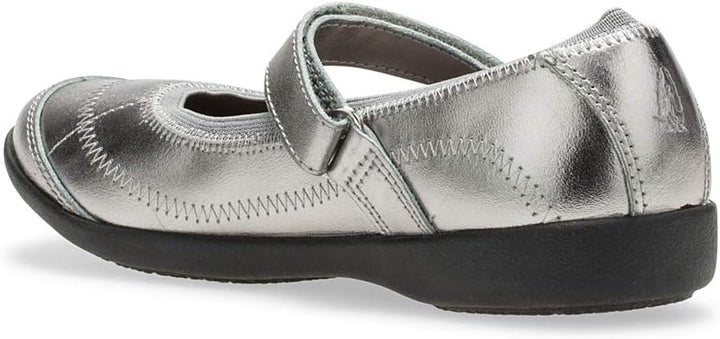Hush Puppies Unisex-Kinder Reese Mary Jane Schuh 30.5 EU Zinnfarben, 30.5 EU Zinnfarben
