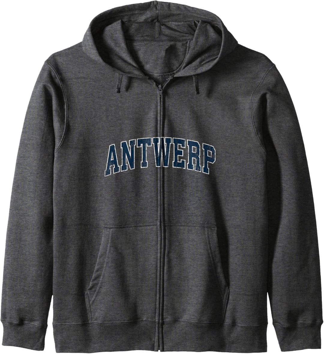 Antwerp Michigan MI Vintage Sports Design Marineblau Kapuzenjacke