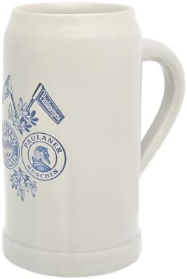 FC Bayern München Bierkrug I Bierglas I Masskrug| 1 Liter I Fussball 1 Stück (1er Pack), 1 Stück (1e