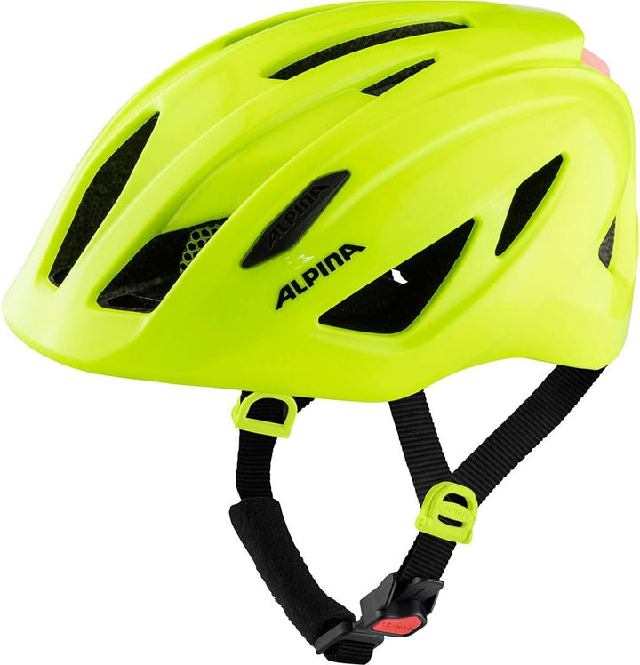 ALPINA PICO FLASH - Beleuchteter, Leichter & Bruchfester Fahrradhelm Mit Fliegennetz Für Kinder be v