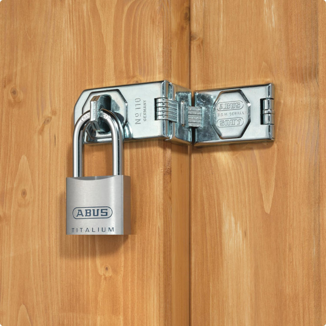 ABUS Titalium Vorhängeschloss 80TI/40HB40 - mit hohem Bügel - Kellerschloss mit leichtem, massiven S