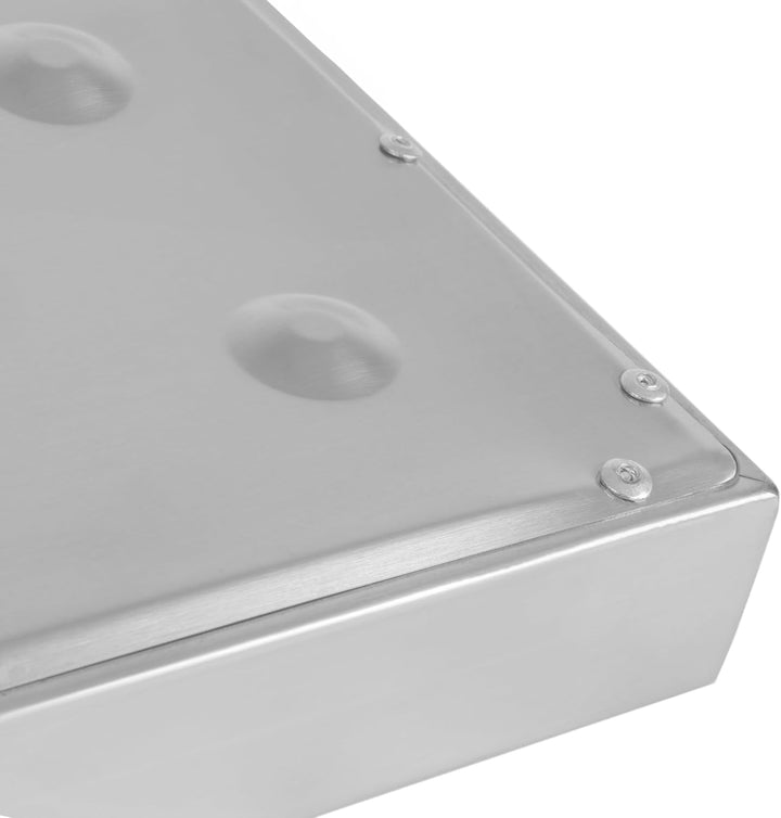 Mahlzeit Kühl Servierplatte | 32,5 x 17,6 x 4,5 cm, Serviertablett für GN 1/3 | Kühltablett, Gastro