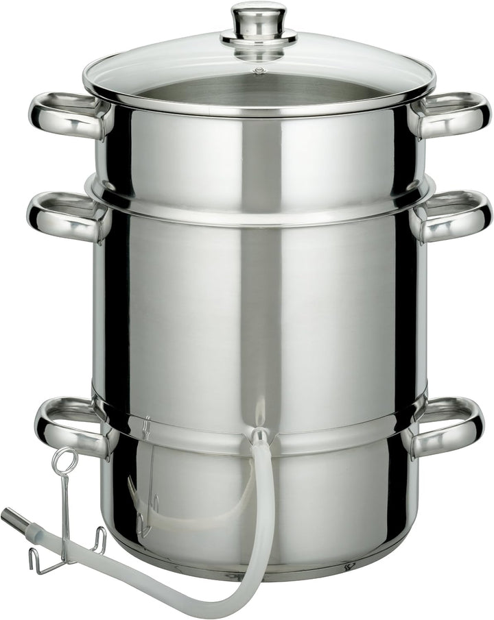 GSW 555999 Edelstahl Entsafter 25cm, 25 cm,