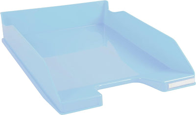 Exacompta 113209D 6er Pack Briefablage BeeBlue aus Recycling-Kunststoff DIN A4. Ideale Briefkörbe fü