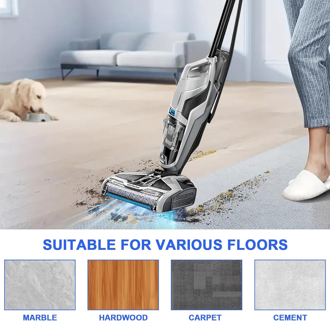 Zubehör für Bissell CrossWave, Ersatzteile für Bissell mit 3 Bürstenrollen, 3 Ersatz Filter und 1 Re