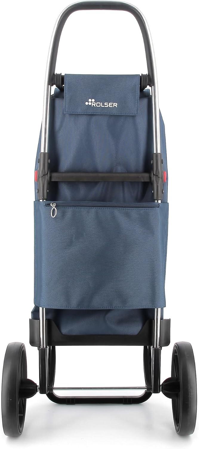 Klappbarer Einkaufstrolley Rolser I-Max MF 2 grosse Räder - Denim, Denim