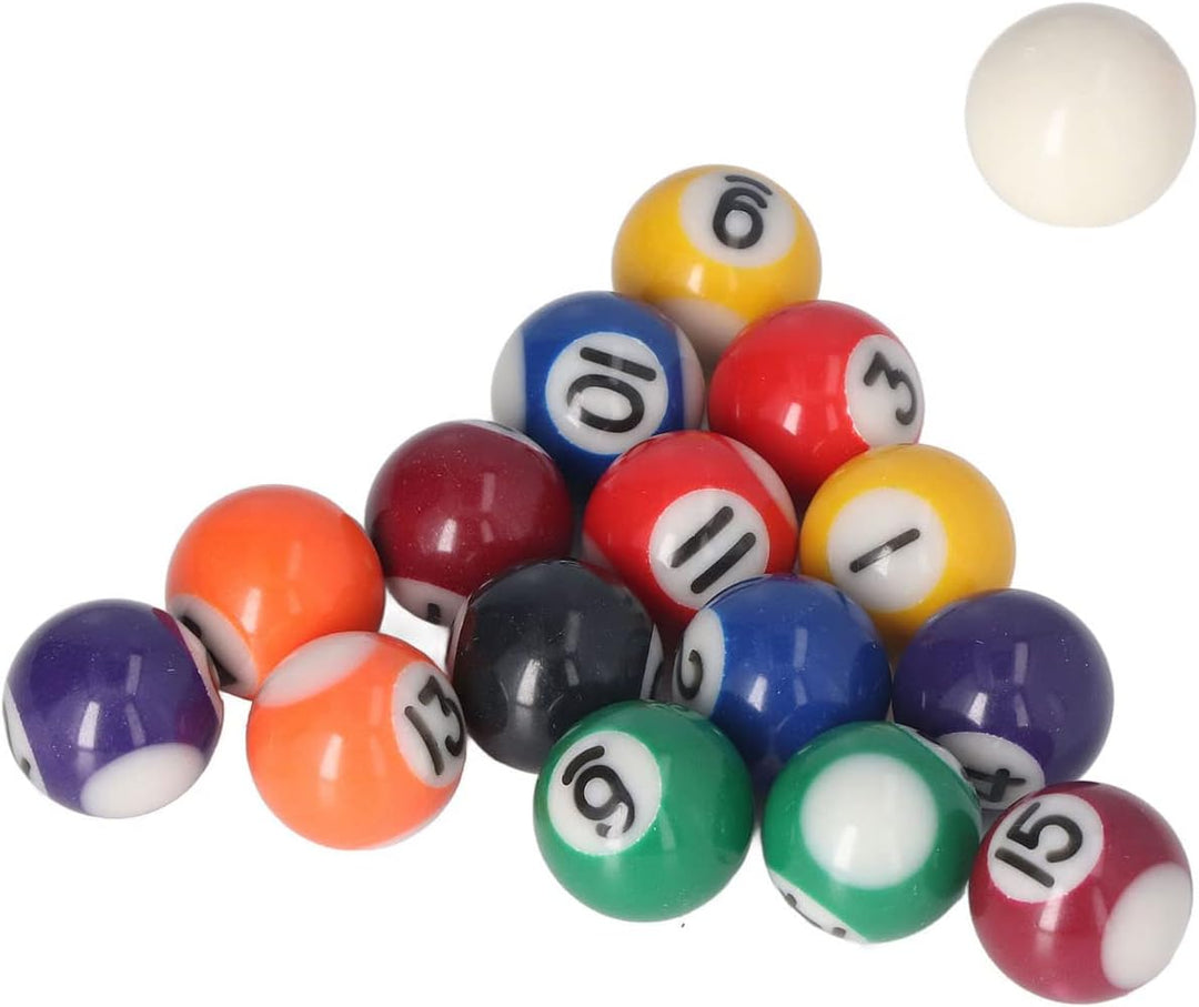 25mm Mini-Billardkugel, 16 Stück ressins Billard Zubehör für Kinderspielzeug und Frühschulpuzzlespie