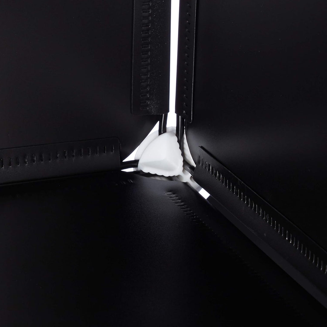 Relaxdays Regalsystem m. 6 Türen, DIY, Cubes, Grifföffnungen, Raumteiler, Badregal, Kunststoff, HBT