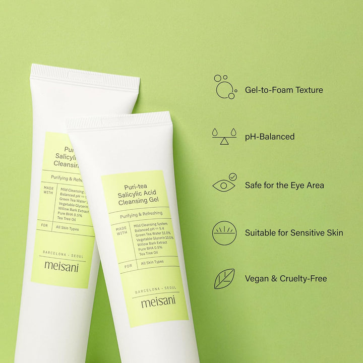Meisani Puri-Tea Acid Cleansing Gel 150ml