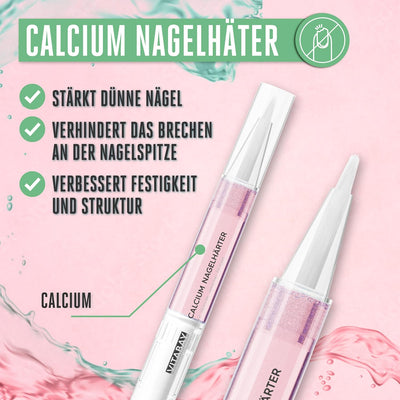 Vitabay Nagelhärter Duo Set 2x 2 ml Nagelpflegestift mit Calcium und Biotin - Nagelpflege brüchige N