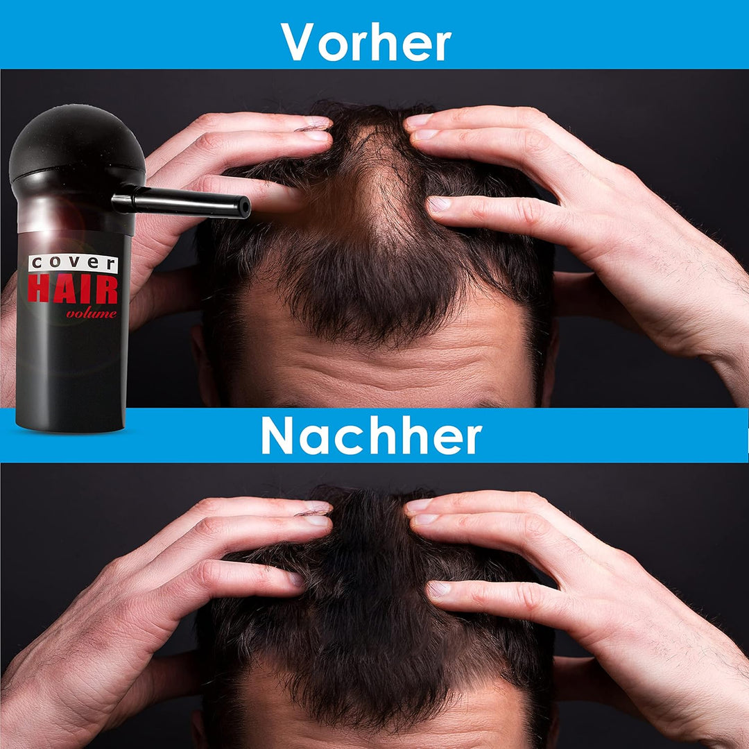 COVER HAIR Pumpsprayaufsatz für Schütthaar & Streuhaar | Geeignet für 30g Dose | Applikator für Schü