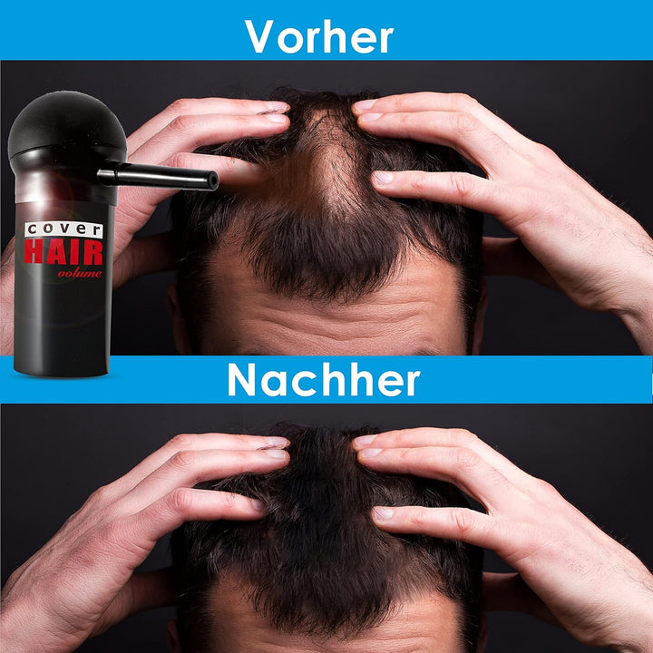 COVER HAIR Pumpsprayaufsatz für Schütthaar & Streuhaar | Geeignet für 30g Dose | Applikator für Schü