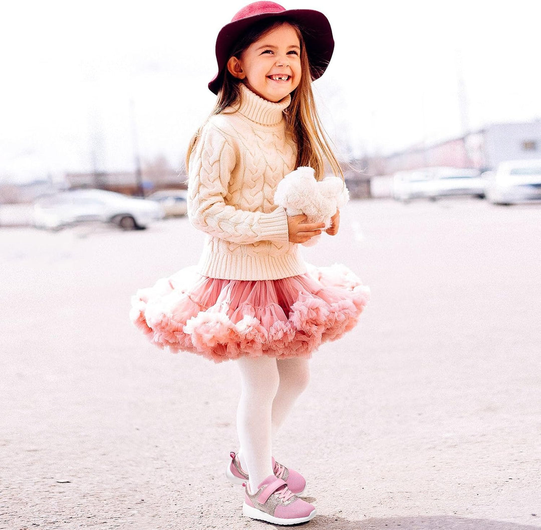 Mädchen Schuhe Kinder Turnschuhe Glitzer Sportschuhe Laufschuhe Hallenschuhe Sneakers Klettverschlus