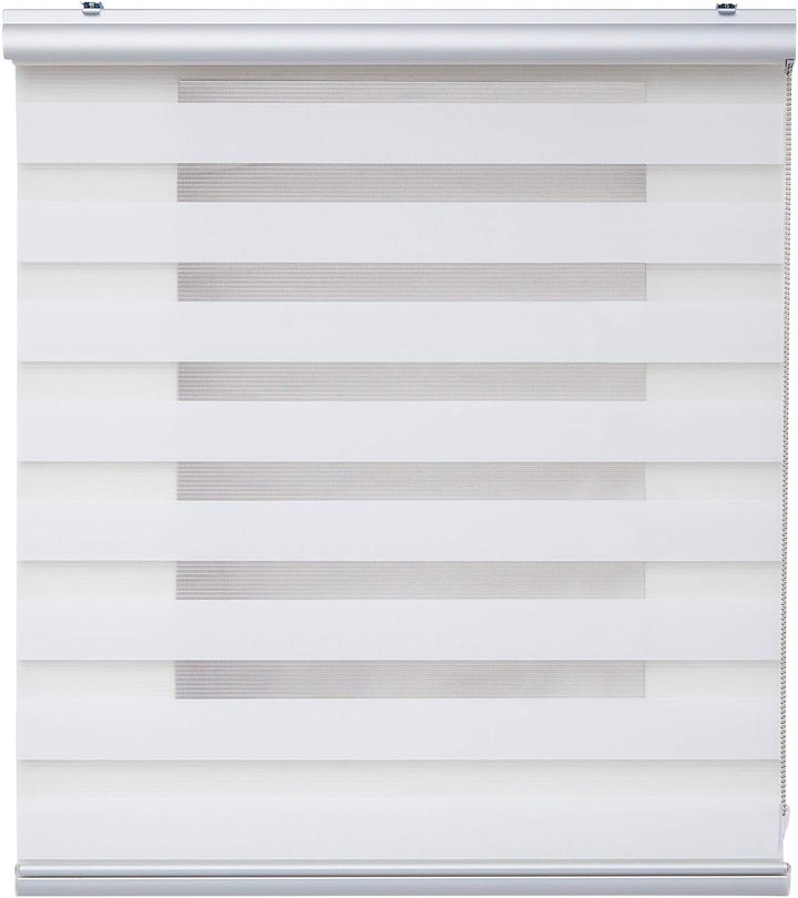 STORESDECO Doppelrollo Plus, Duo Rollo für Fenster und Türen, Zebra Rollo Premium-Finish mit Kassett