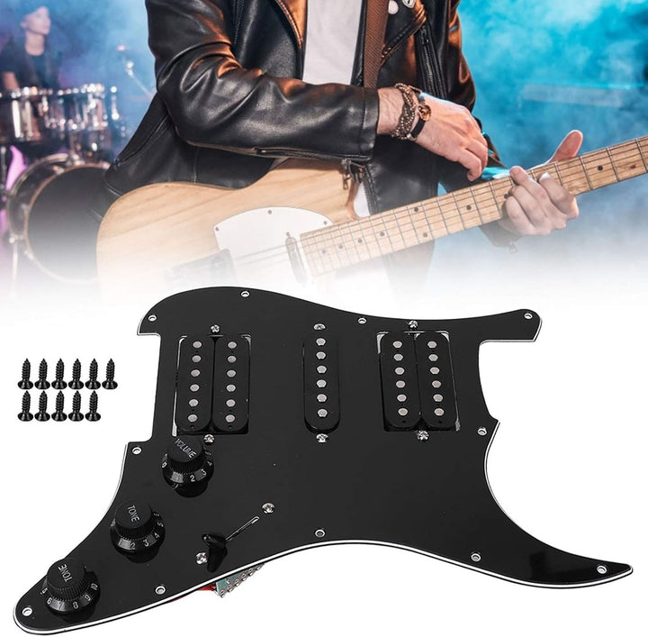 Komplett Vorverdrahtetes,Pickguard Humbucker für E-Gitarren-Board mit vorverdrahtetem HSH-Pickup für
