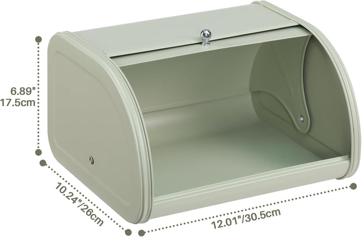 HollyHOME Brotkasten Brotaufbewahrungsbox, Metall-Brotkästen für die Küche, Brotaufbewahrungsbehälte