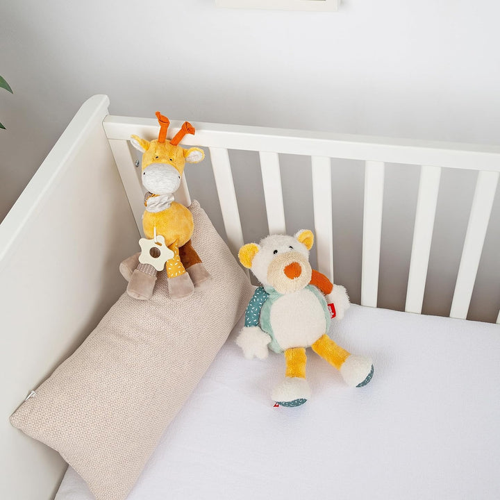 sigikid 43235 Patchwork Stofftier, Mehrfarbig/Eisbär, Mehrfarbig/Eisbär