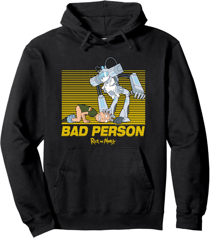 Rick and Morty Bad Person Pullover Hoodie