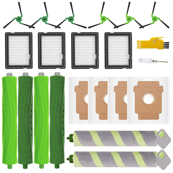 Zubehör für iRobot Roomba Max 705 Combo/706 Combo Staubsaugerroboter – Ersatzteile, 20er-Pack: 2 Sät