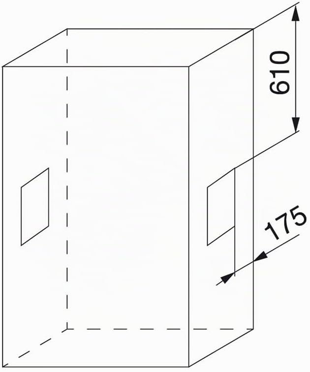 Emuca - Kleiderlift für Schrank, Ausziehbarer Kleiderlift 450-600mm Breite, Schrankinnenseiten Monta