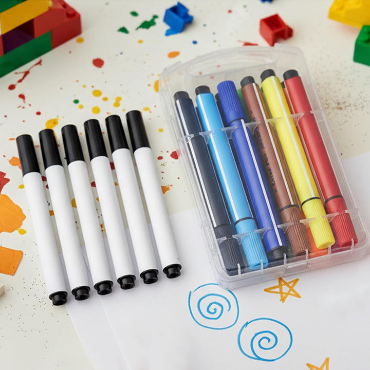 Generisch Zeichenroboter Stift, Komplettes pädagogisches Set mit flüssig schreibenden Ersatzmarkern