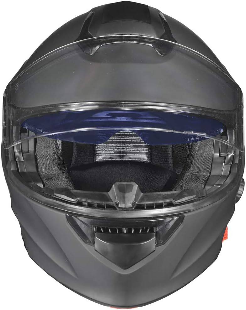 RS-983 Bluetooth Klapphelm Motorradhelm Conzept Motorrad Modular Helm rueger Schwarz Matt S (55-56),