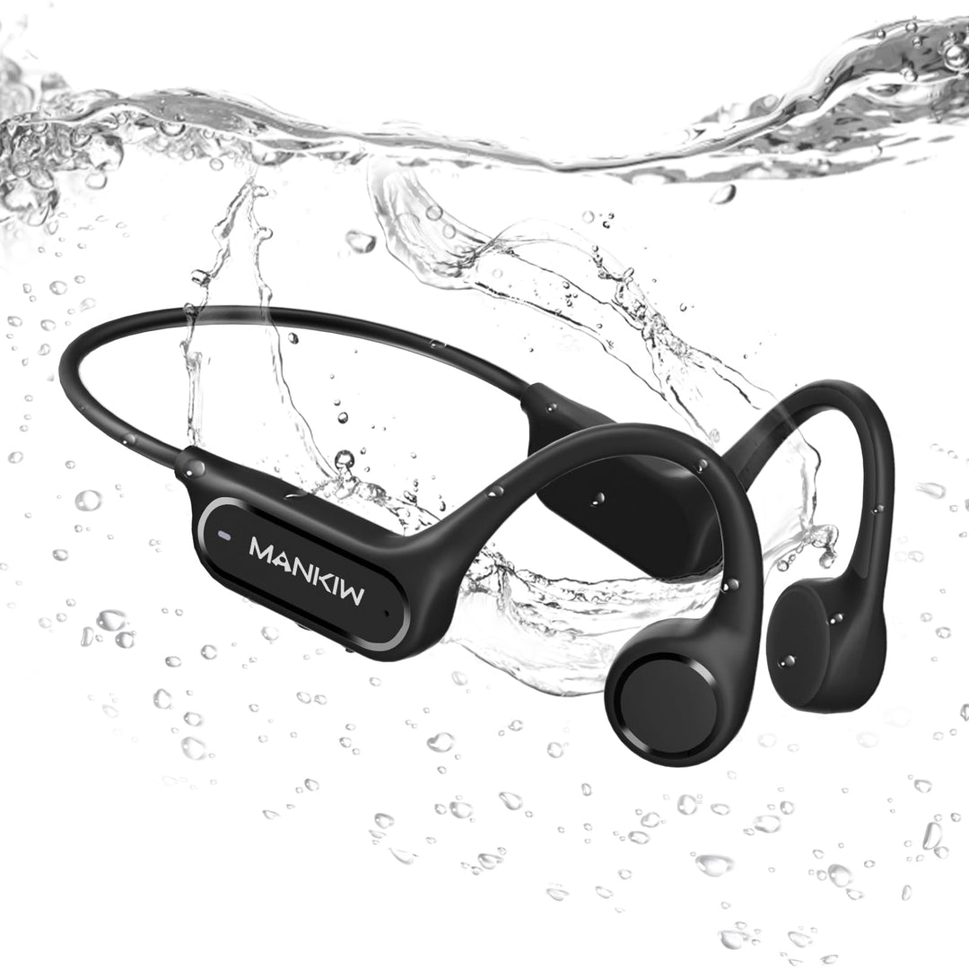 MANKIW Osea Driving Kopfhörer IP68 wasserdicht zum Schwimmen, Open-Ear, kabellose Sport-Kopfhörer Bl