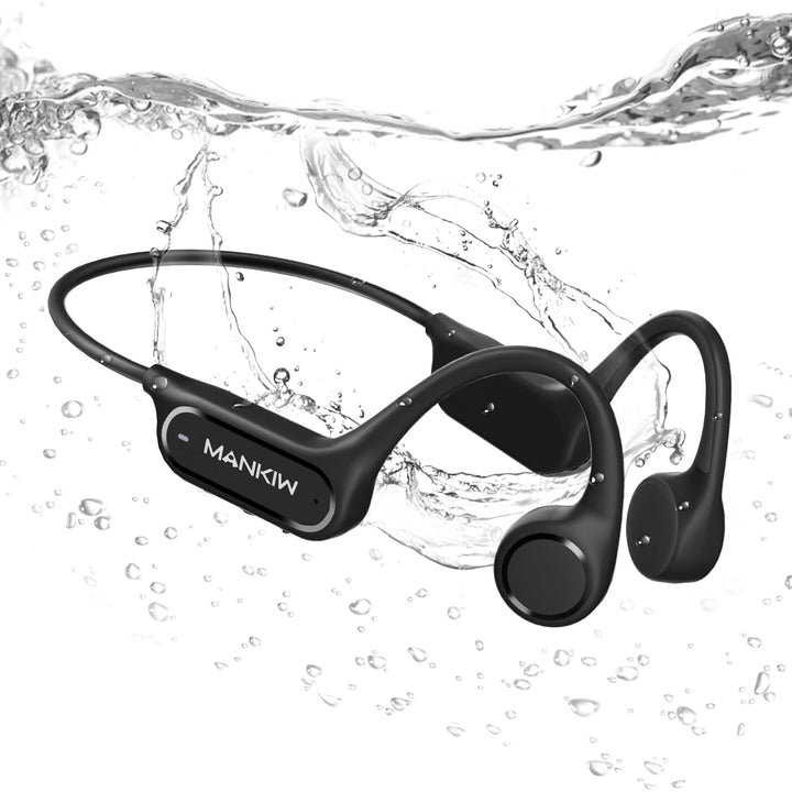 MANKIW Osea Driving Kopfhörer IP68 wasserdicht zum Schwimmen, Open-Ear, kabellose Sport-Kopfhörer Bl