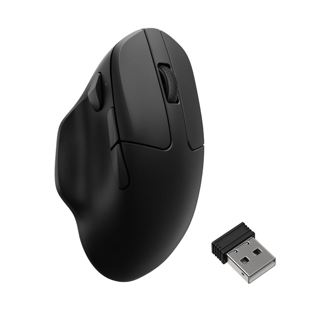 Keychron M7 8K Kabellose Maus, 8000 Hz Abtastrate, 30000 DPI Optische Computermaus, 2,4 GHz/Bluetoot