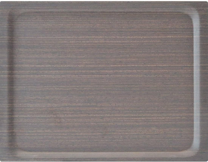 DON HIERRO - Servierwagen Bauhaus 2 Tabletts mit verchromtem Rahmen-Wengue one size Wengue, one size