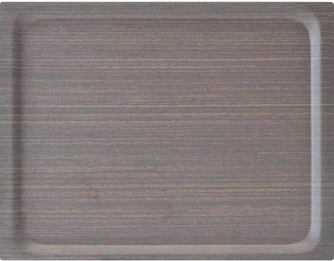 DON HIERRO - Servierwagen, klappbar, 2 Böden, grauem Rahmen. Bauhaus-Wengue one size Wengue, one siz
