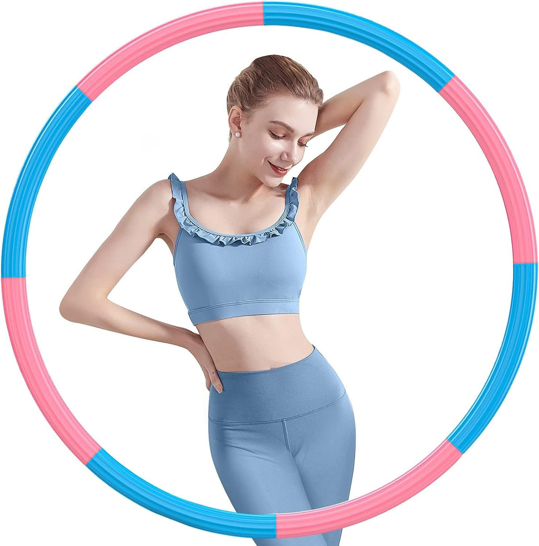 Hula Hoop Fitness Erwachsene,NEEMOSI Abnehmbarer Edelstahl Hula Hoop mit Dicker Premium Schaumstoff,