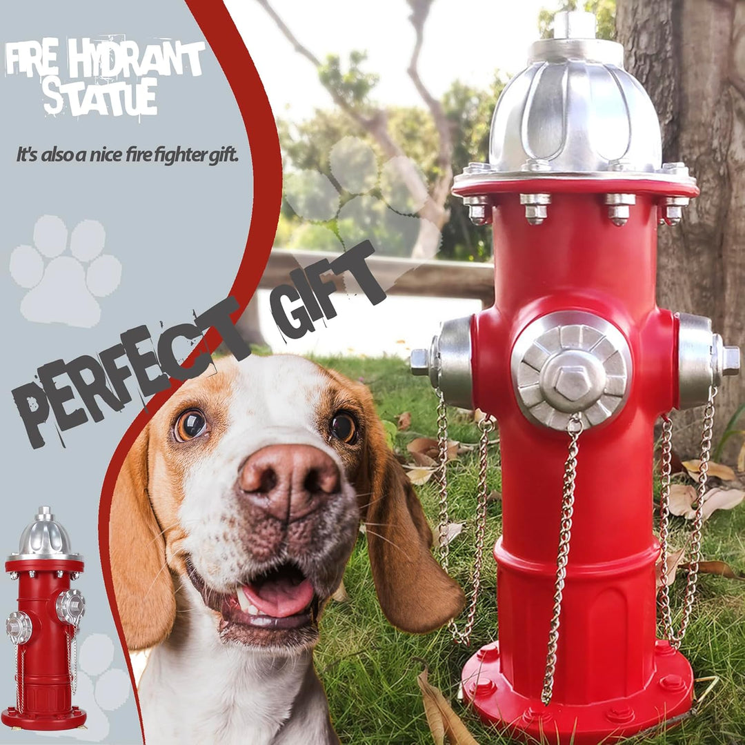 Prefdo Hunde-Feuer-Hydrant-Pfosten, Pee Post Trainingsstatue, für drinnen und draussen, Feuerhydrant