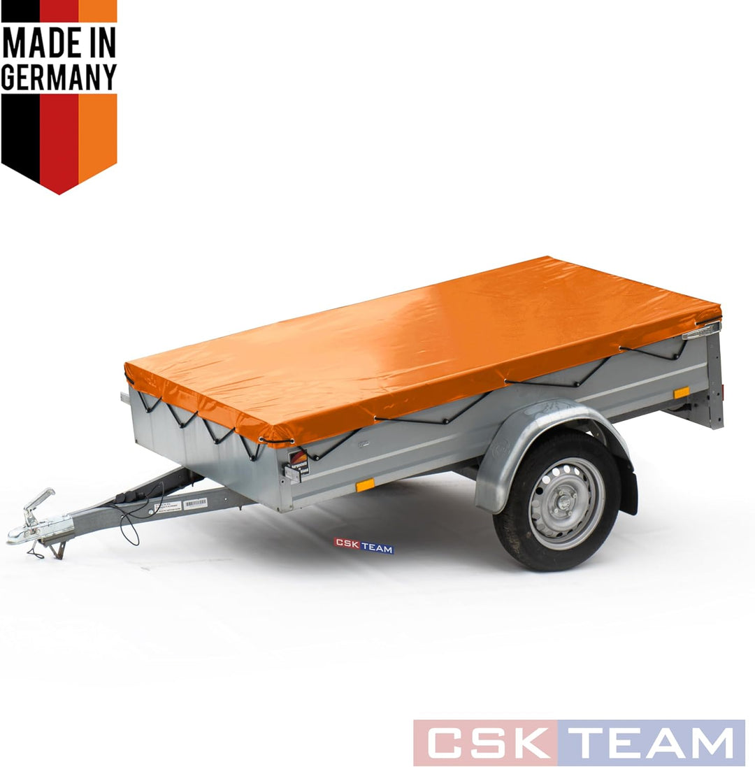 Anhängerplane nach Dein Mass in Diverse Farben Premium PVC-Planenstoff 680g/m² (Aussenmass: bis 2.80