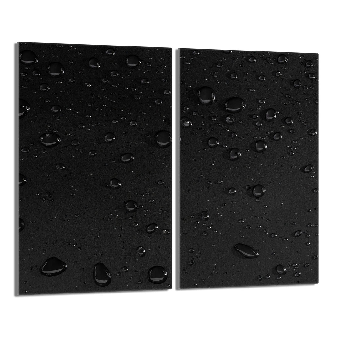 Herdabdeckplatten 2 Teilig 2x30x52 cm Ceranfeldabdeckung Küche Elektroherd Induktion Herdschutz Spri