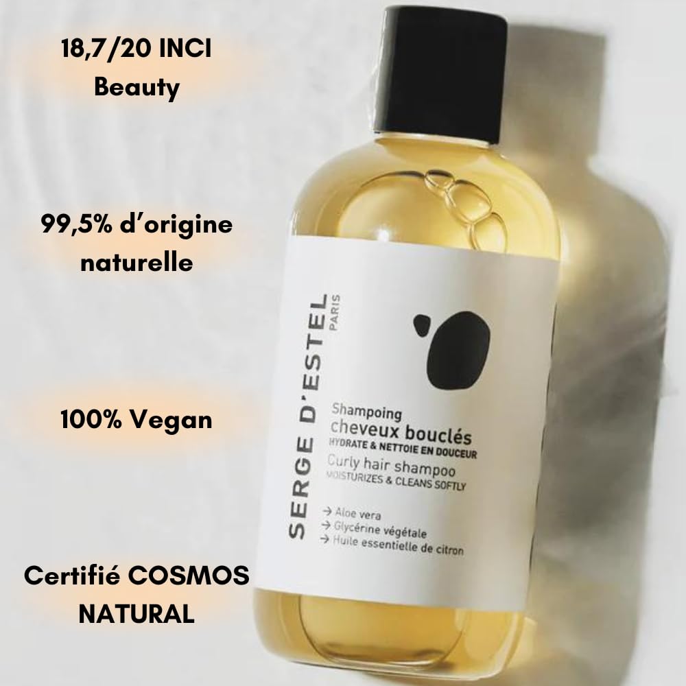 SERGE D'ESTEL PARIS Pflege-Routine Locken Haar 550ml Pflege Expert Vegan Kontrolle Disziplin und Spe