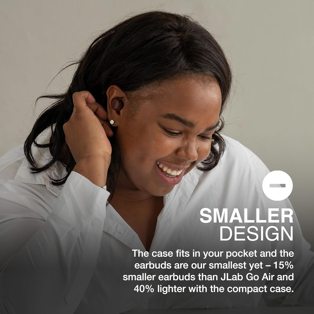 JLab Go Air Pop+ In Ear Kopfhörer kabellos Bluetooth, True Wireless Kopfhörer, 35+ Std Headphones, k