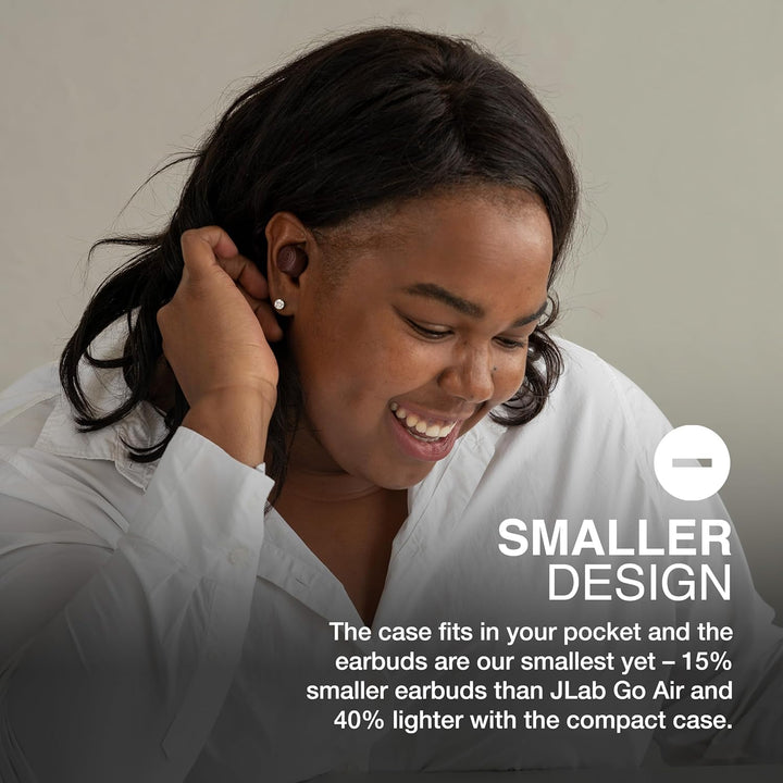 JLab Go Air Pop+ In Ear Kopfhörer kabellos Bluetooth, True Wireless Kopfhörer, 35+ Std Headphones, k