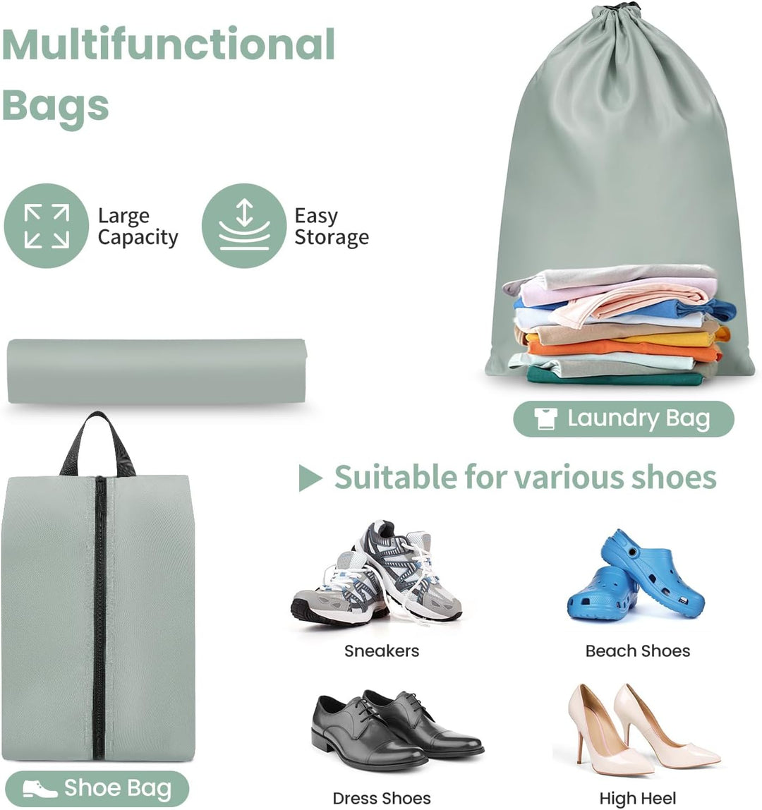 Packing Cubes for Suitcase 8 Set, Leichtgewichtige Gepäck Packing Organizer Packing Cubes für Reisez