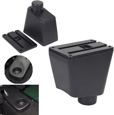 KAERGK Auto Armlehne für Renault Clio 4 Captur Clio 3 III IV Doppelschicht Mittelkonsole Grosse Aufb